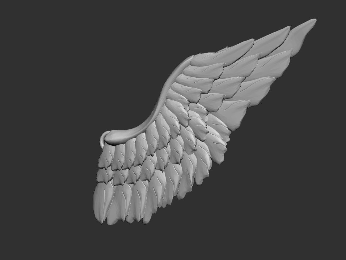 Angel Wings 3D print model_1