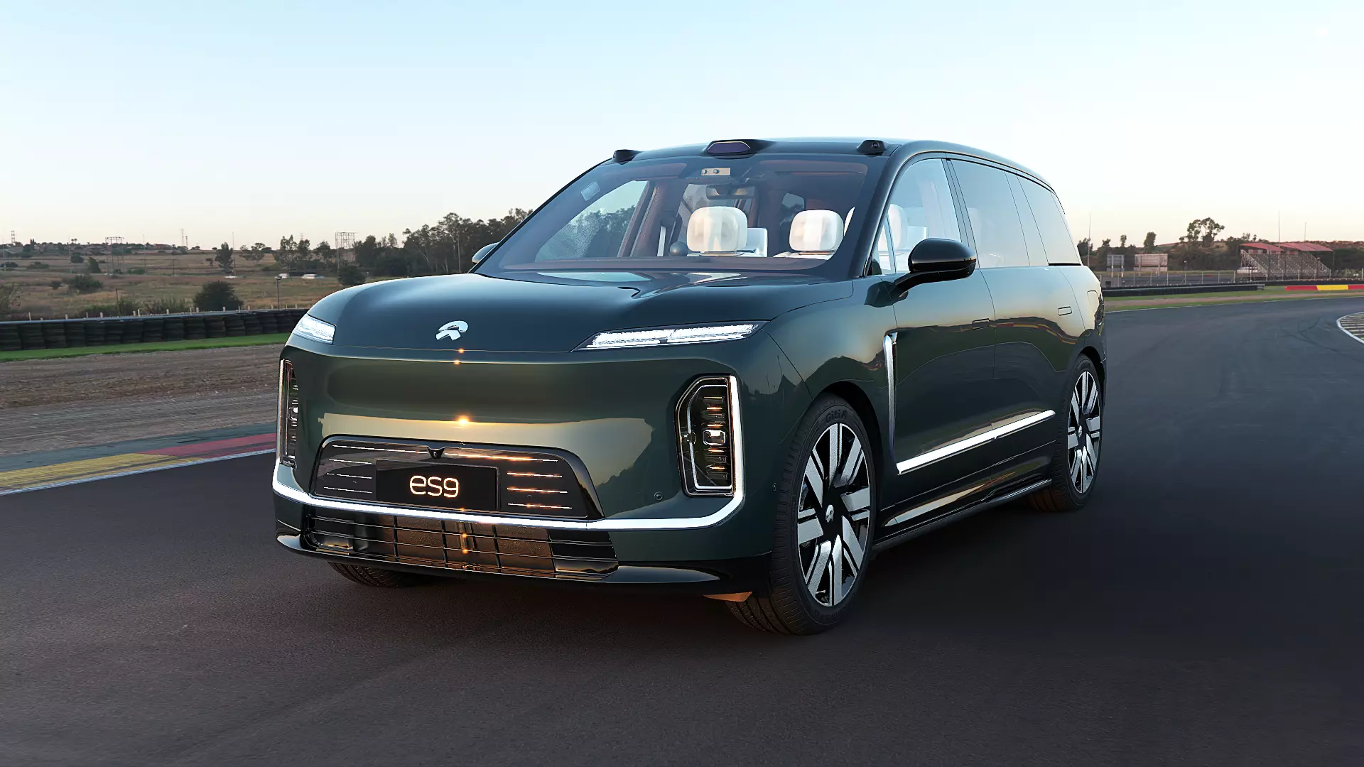 2026 NIO ES9 EV with interior Low-poly 3D model