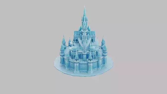 Ice Castle 3d Model - High Quality 3D Model