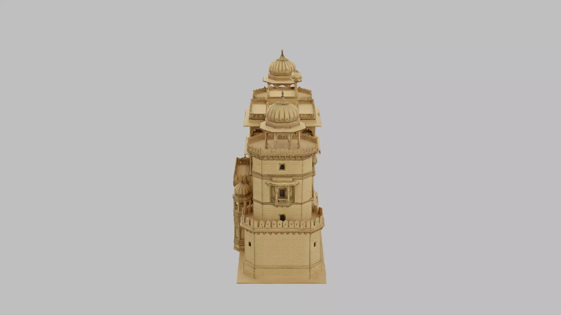 Ornate Gateway 3d Model - High Quality 3D Model Low-poly 3D model