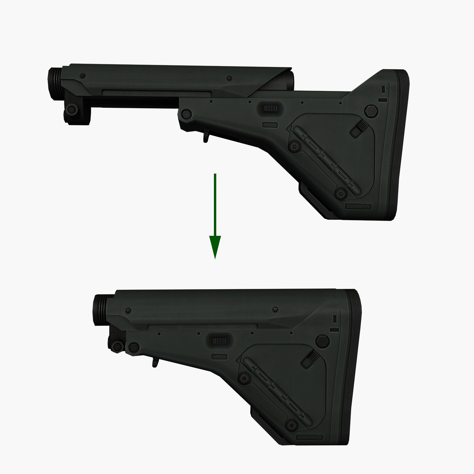 ubr stock Low-poly 3D model_33