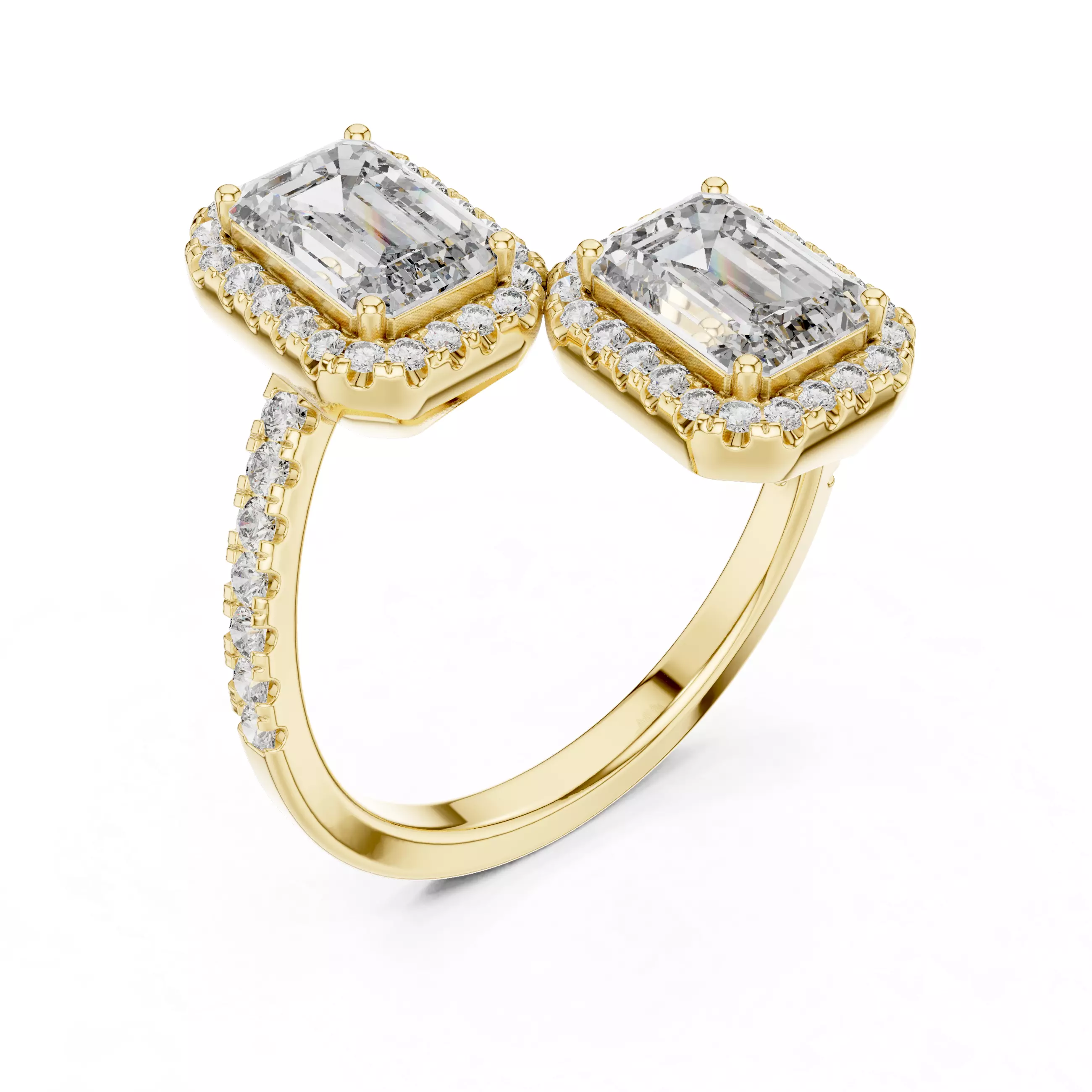 Women Ring Render 3dm STL MP4 Details 3D print model