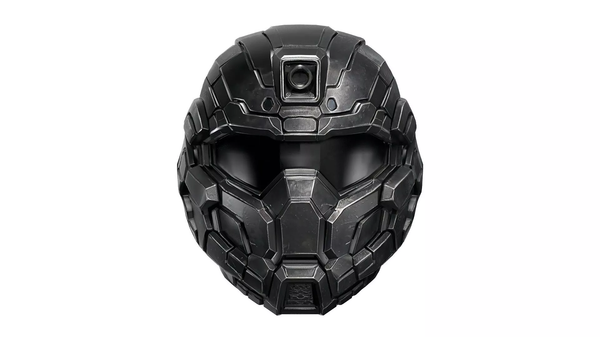 Armored combat helmet Low-poly 3D model