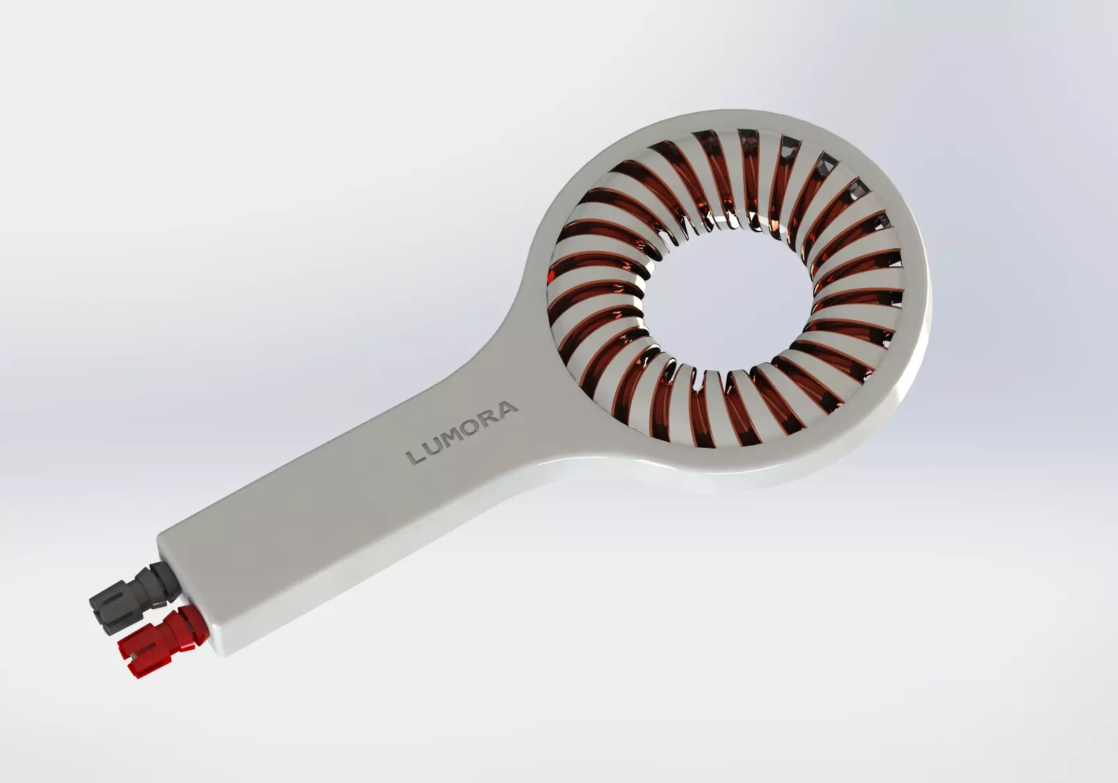 LUMORA Harmonic Vortex Coil Resonance STL Coil 2 x 12 groves 3D print model
