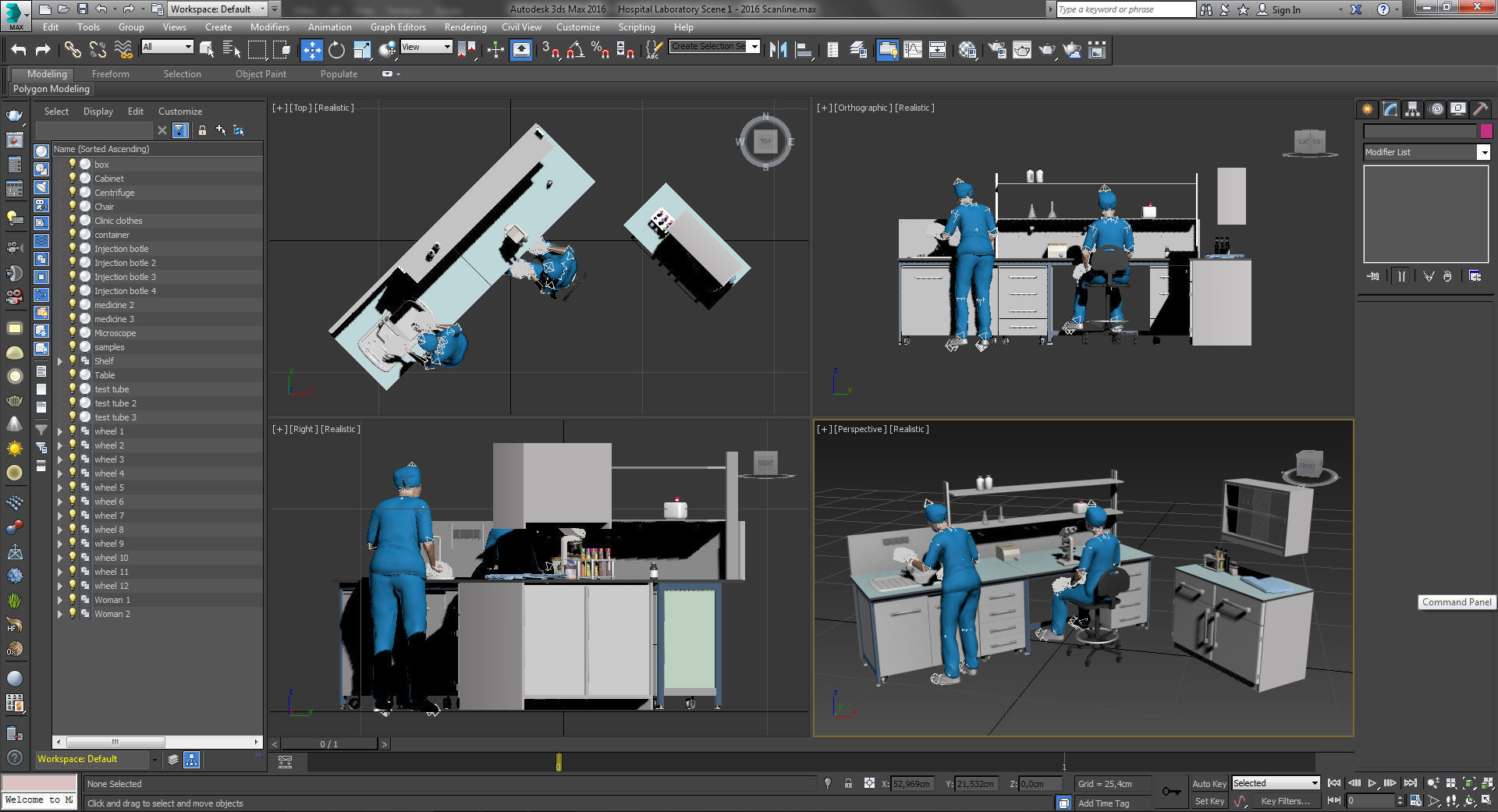 Hospital Laboratory - Scene 1 Low-poly 3D model_8