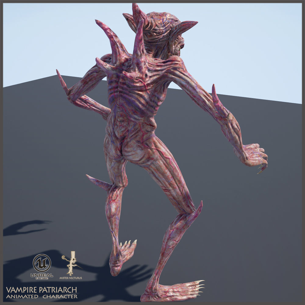 Vampire Patriarch Light Version Low-poly 3D model_13