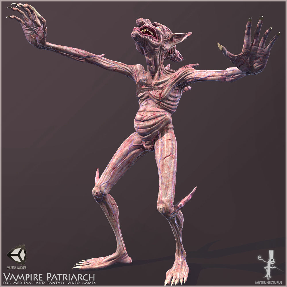 Vampire Patriarch Light Version Low-poly 3D model_6