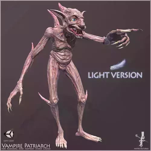Vampire Patriarch Light Version Low-poly 3D model