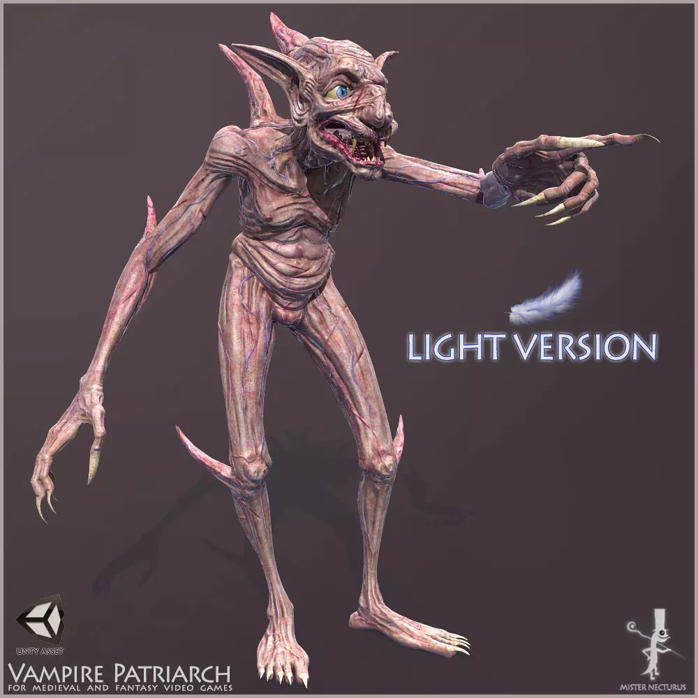 Vampire Patriarch Light Version Low-poly 3D model_0
