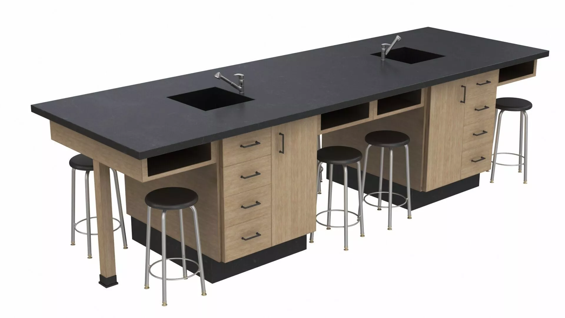 Lab Table Empty 3D model
