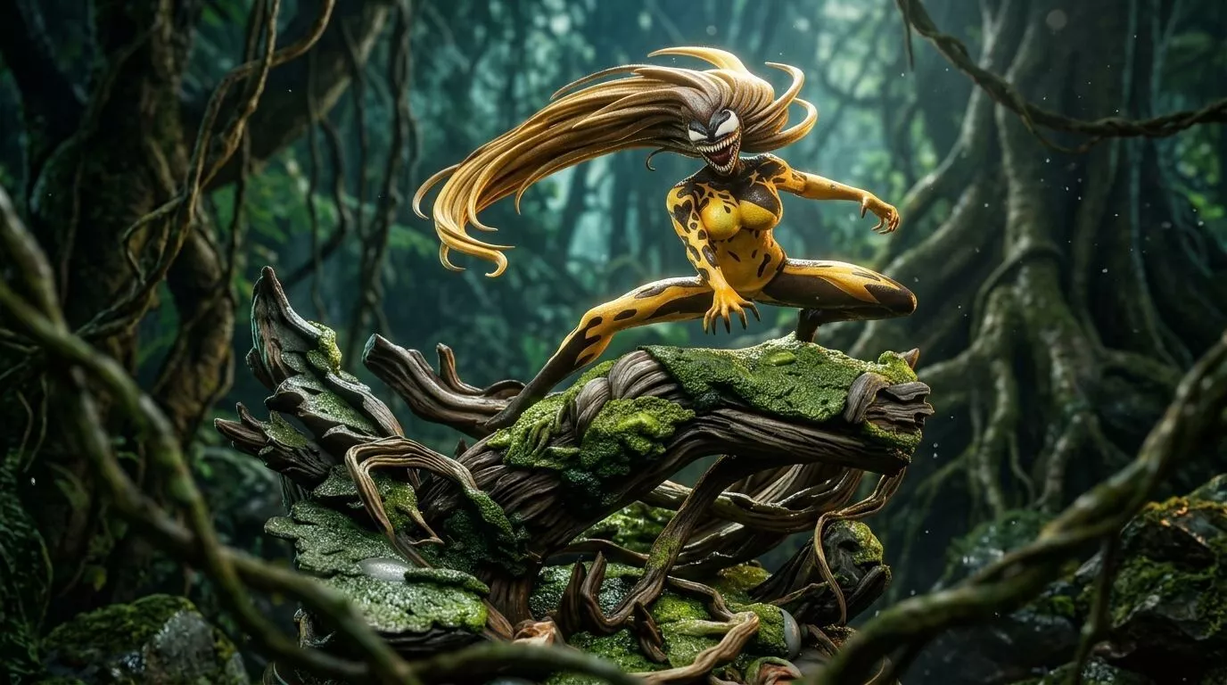 Scream The Feral Daughter of Venom - Marvel 3D print model