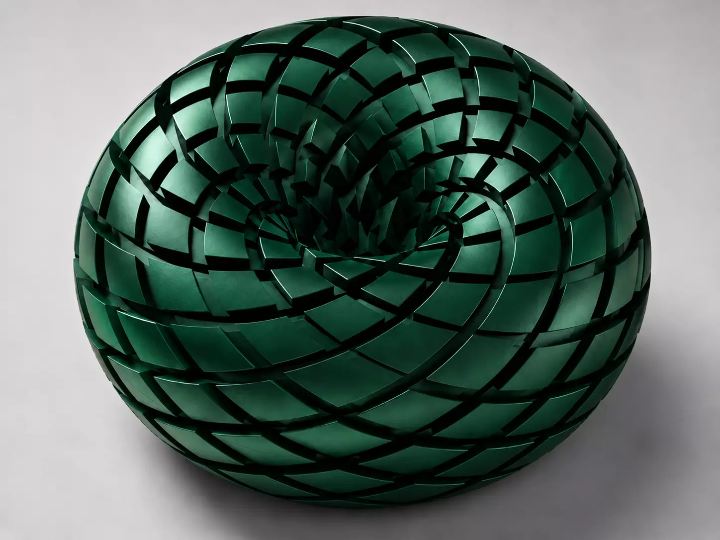 Rodin FluxGroove 180mm x 84mm Diameter File STL iToroid 2 x 12 3D print model