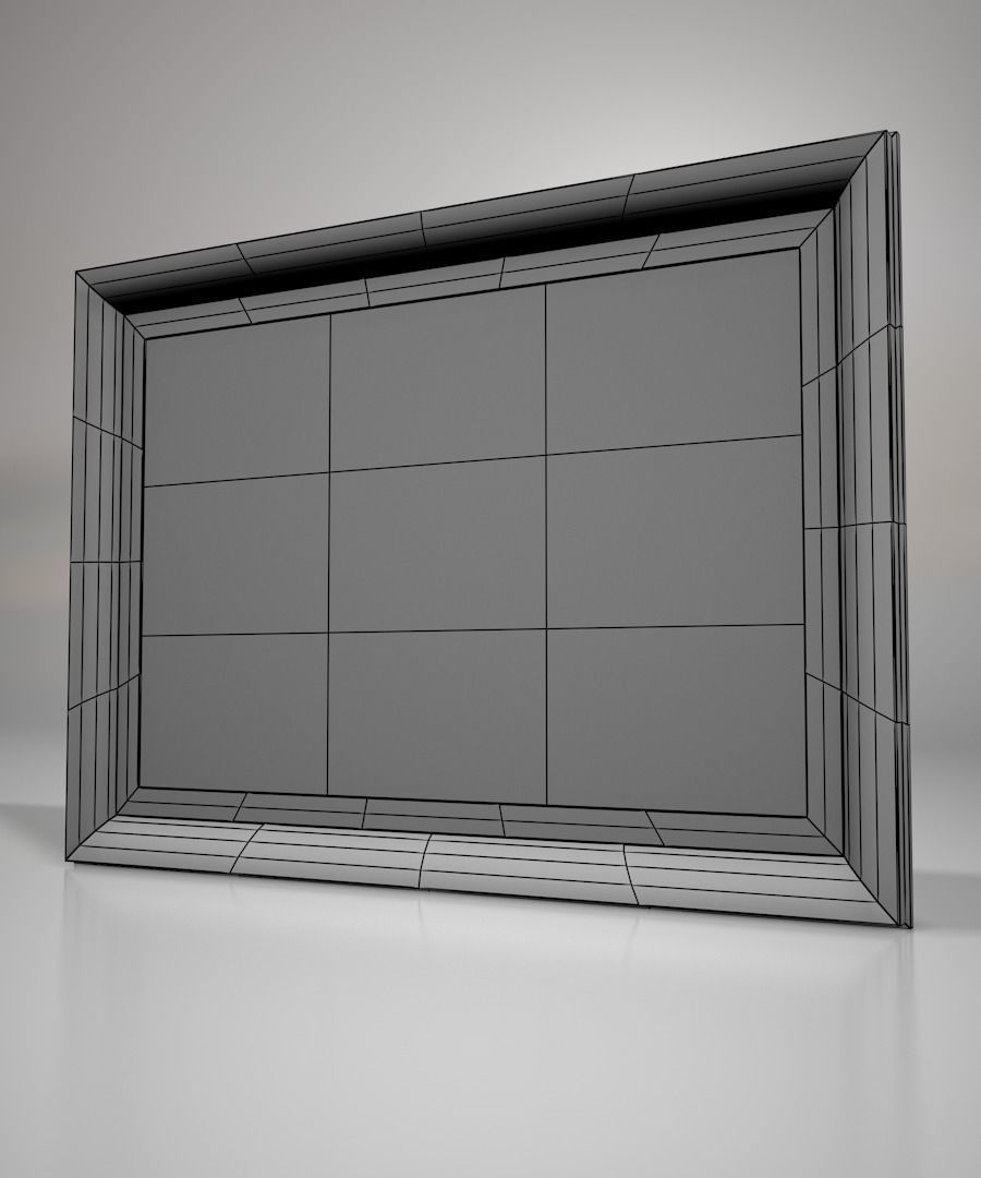 A collection of Frames - Set I Low-poly 3D model_10