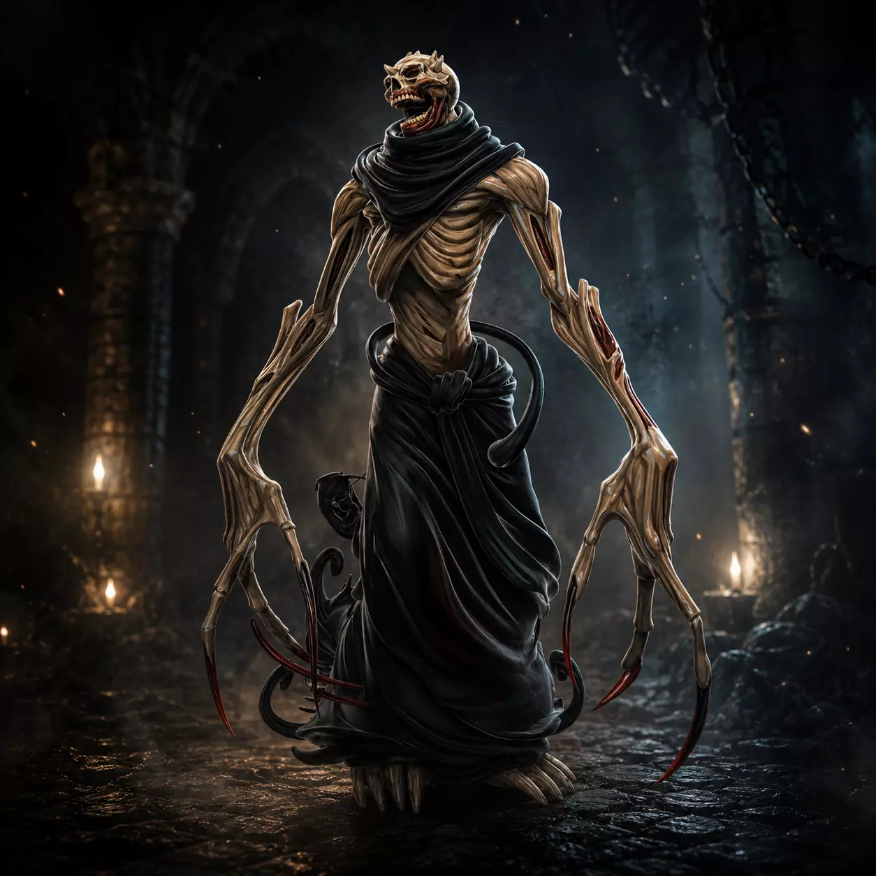 Gravenmaw the Famished Ghoul - Undead - Necropolis 3D model