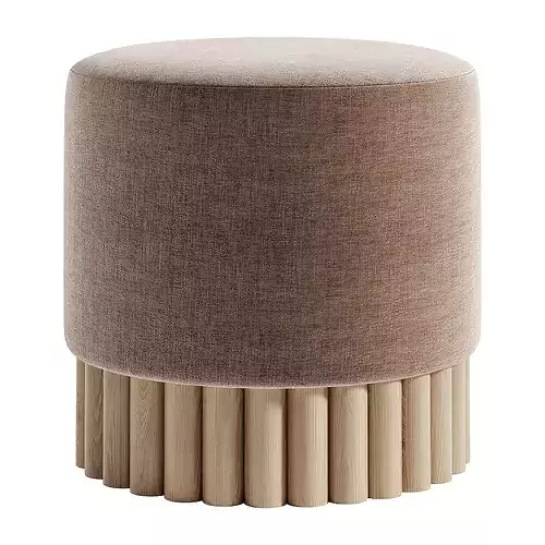EnsAmble Loto Pouf Bench Low-poly 3D model 4