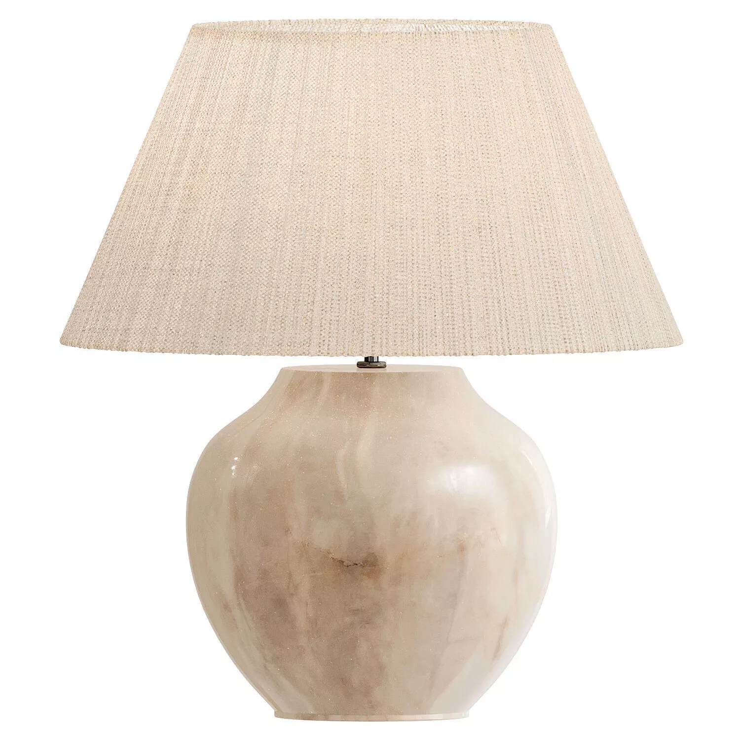 LARGE ANTIQUE FINISH CERAMIC TABLE LAMP 3D model
