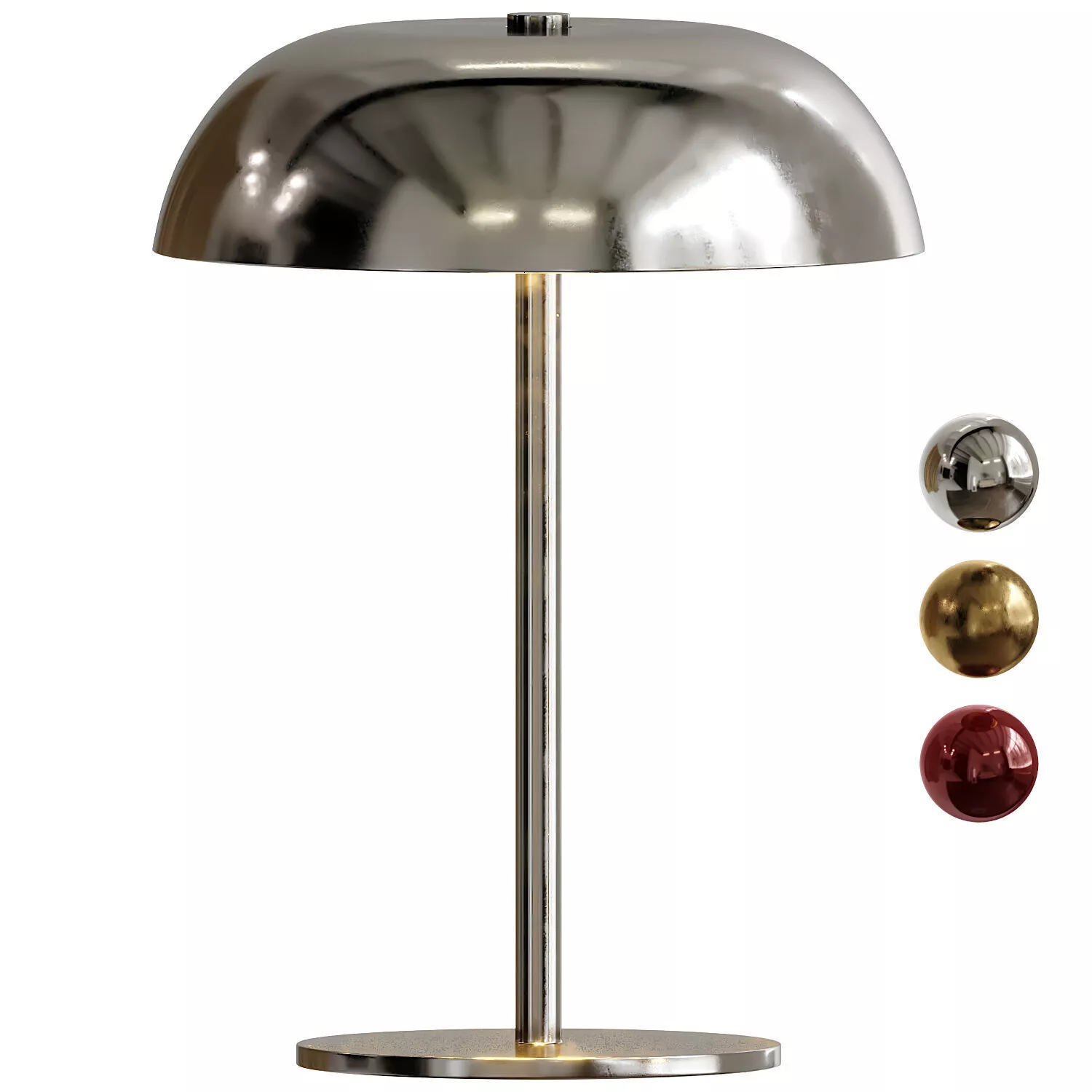 MONOCHROME CORDLESS TABLE LAMP 3D model