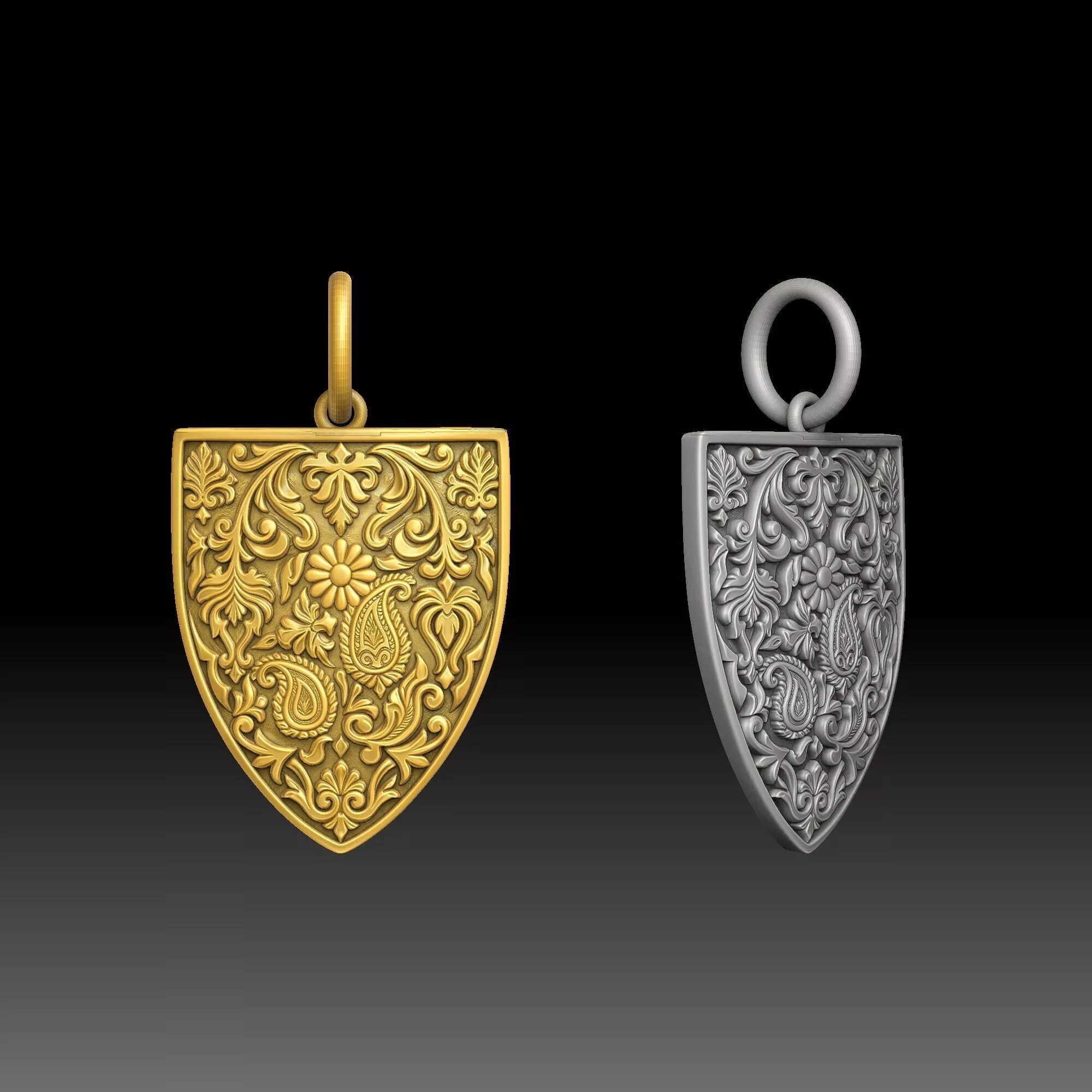 Forbidden Knowledge Crests- one inch pendant 3D print model