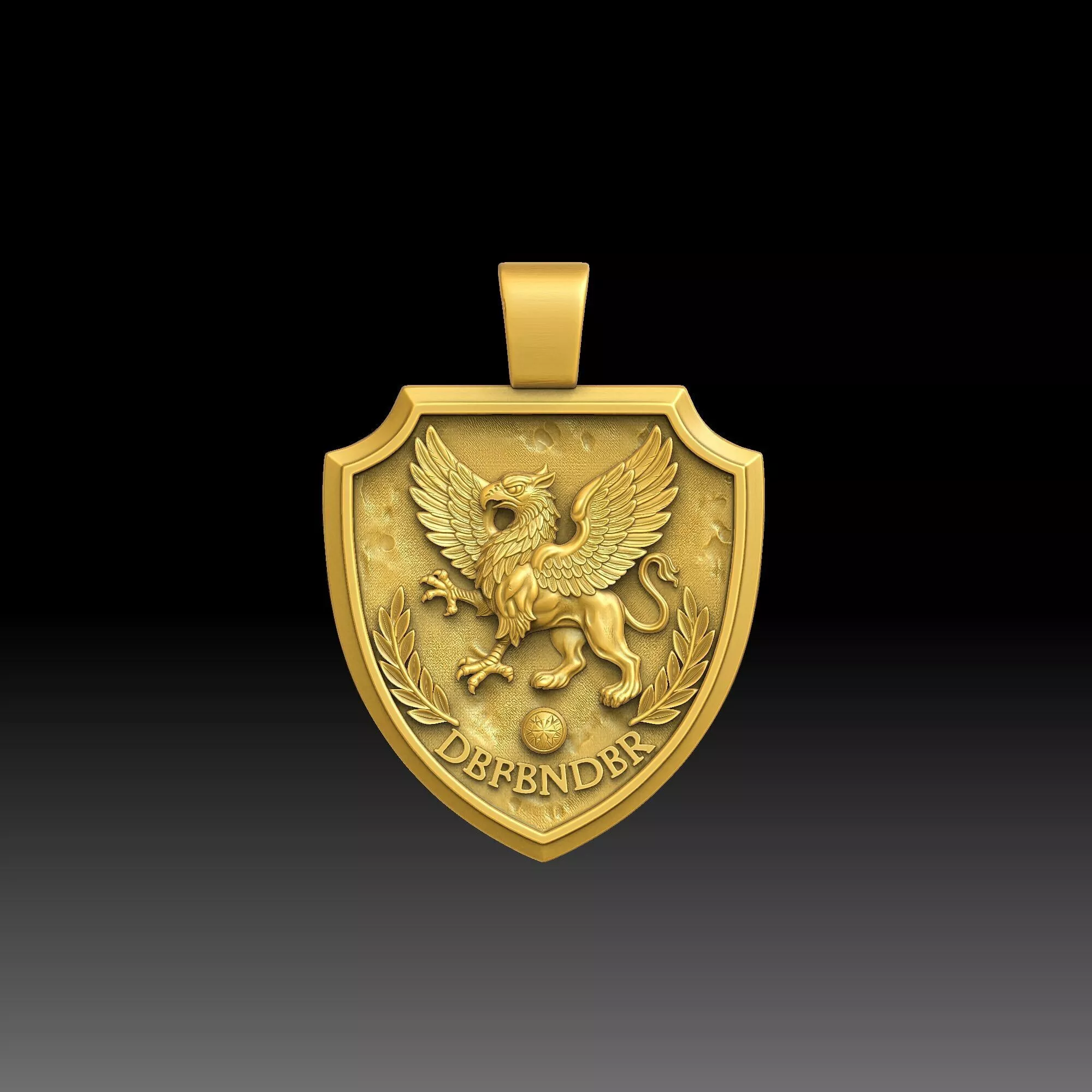 Forbidden Knowledge Crests- one inch pendant 3D print model