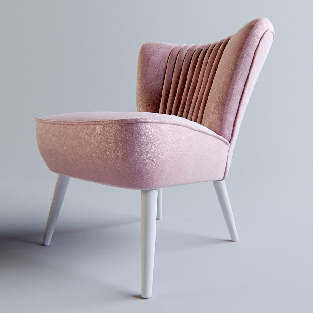 French cocktail chair from Osi Modern 3D model_1