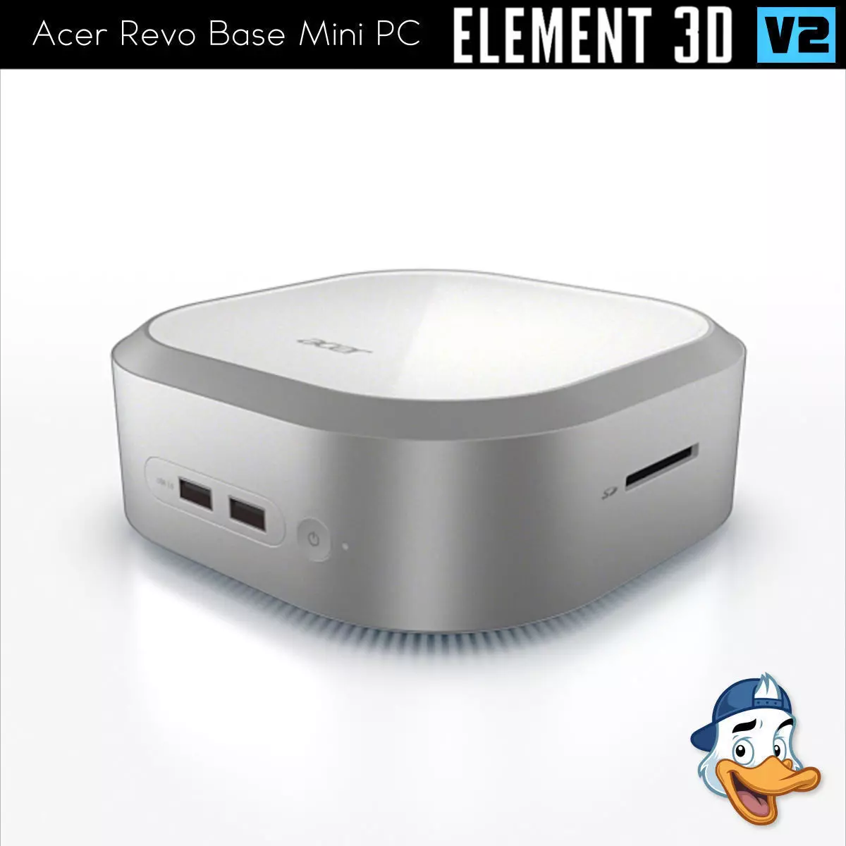 Acer Revo Base Mini PC for Element 3D 3D model_0