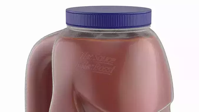 Sweet Baby Rays Buffalo Wing Sauce Gallon Bottle 3D model 4