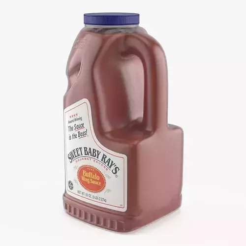 Sweet Baby Rays Buffalo Wing Sauce Gallon Bottle 3D model 5