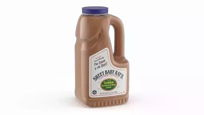 Golden Carolina-Style Sauce by Sweet Baby Rays 3D model
