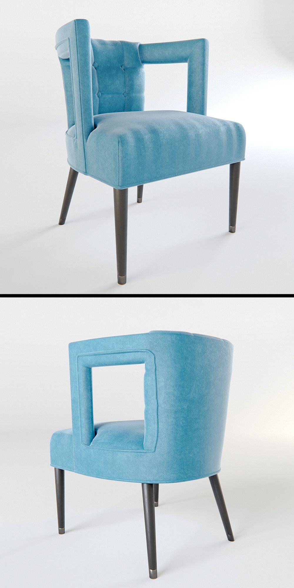 Mr  Brown - Eliza Chair 3D model_1