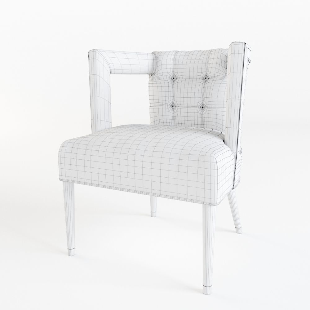 Mr  Brown - Eliza Chair 3D model_2