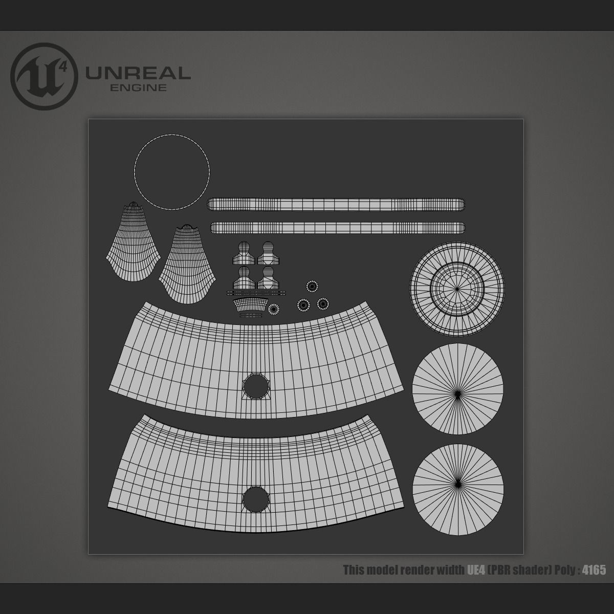 Teapot Rusty Low-poly 3D model_4
