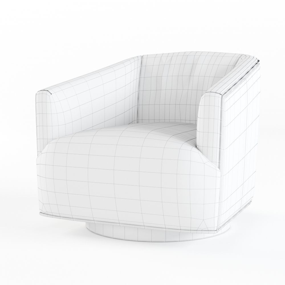 Mitchell Gold - COOPER FULL SWIVEL CHAIR 3D model_2