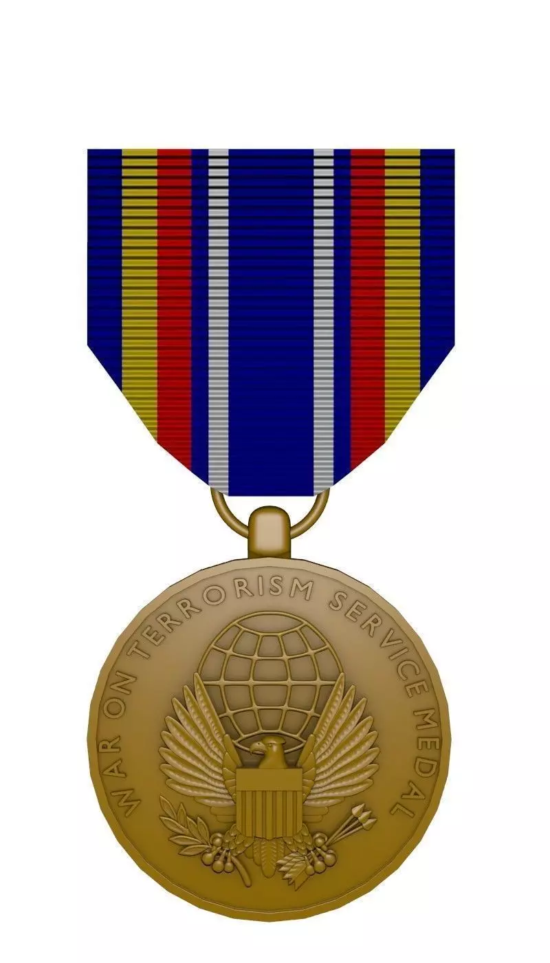 Global War on Terrorism Service Medal 3D model