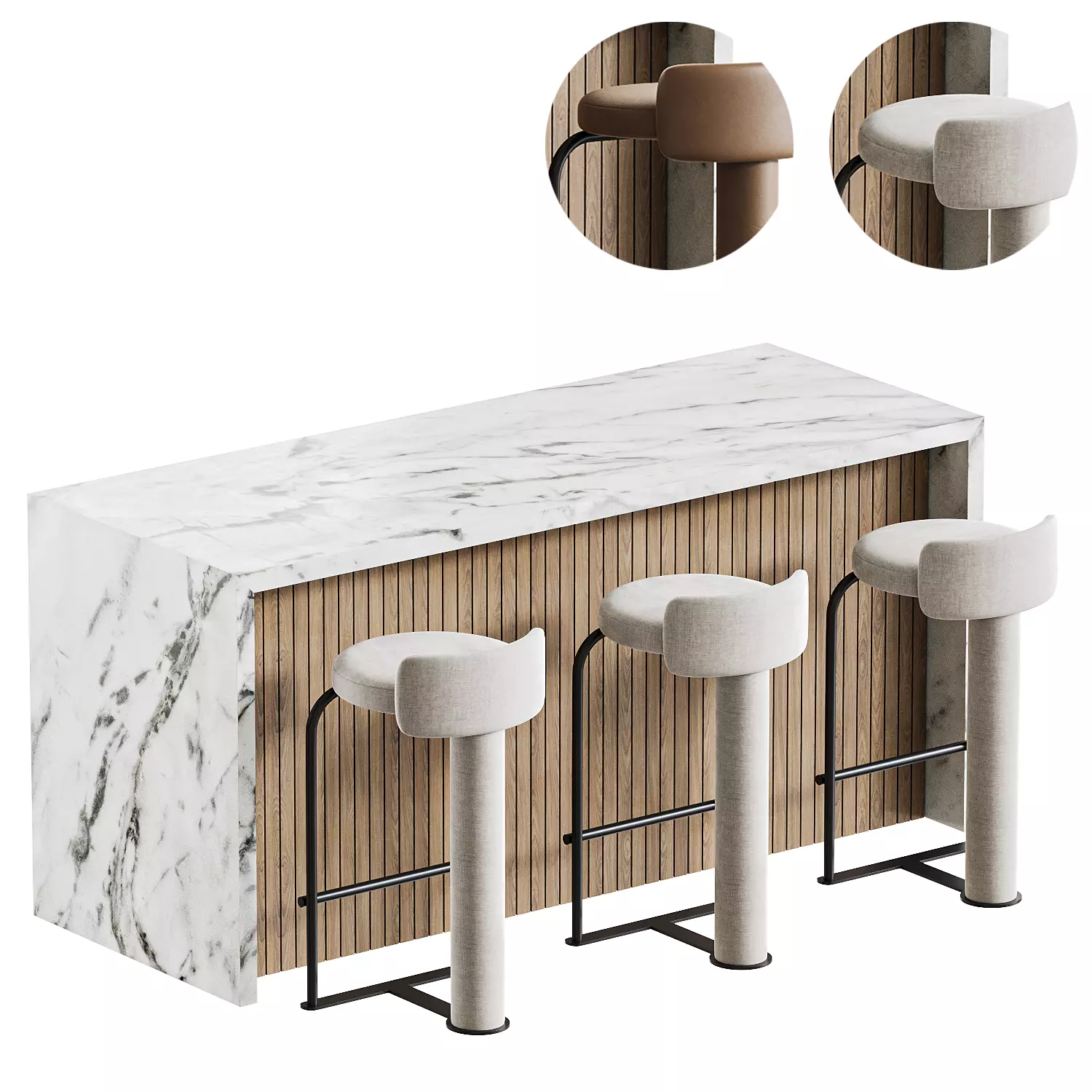 Kitchen Island 3D model