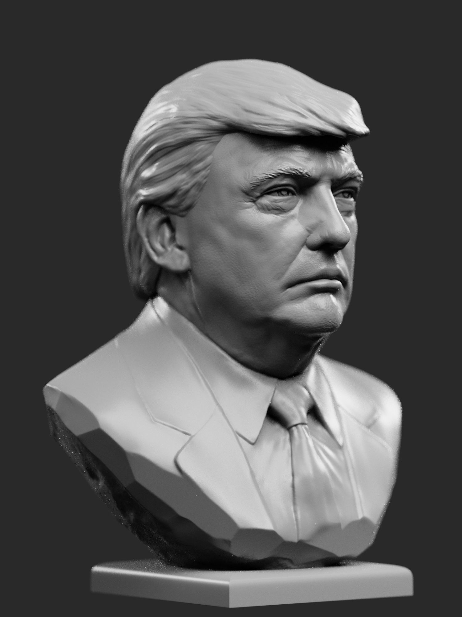 Donald Trump 3D print model_2