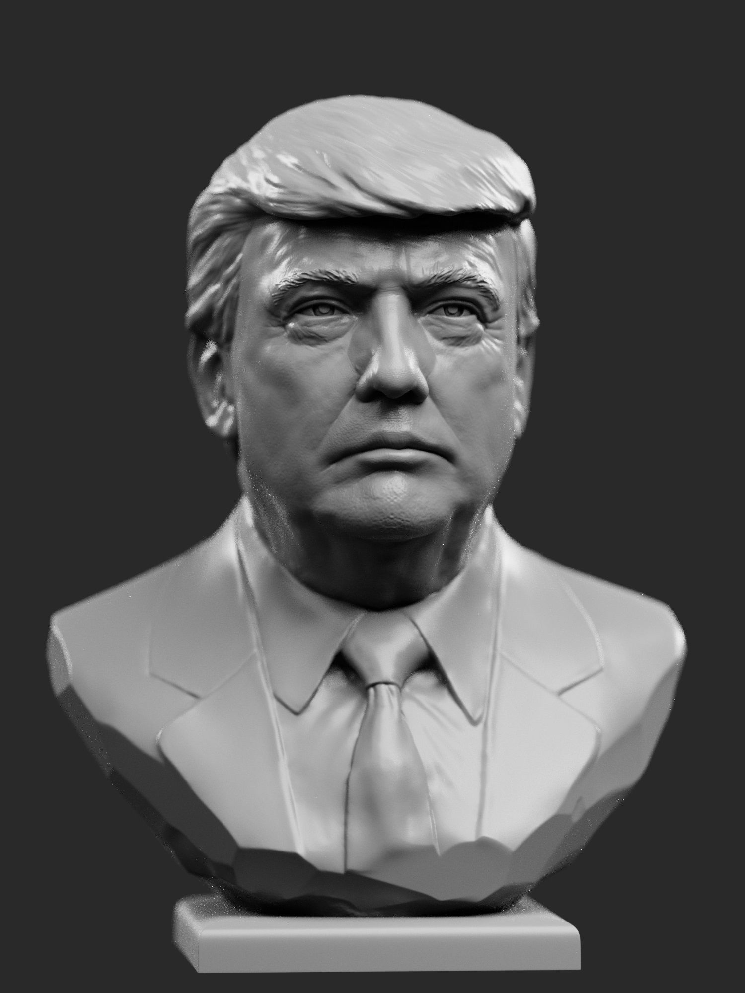 Donald Trump 3D print model_1