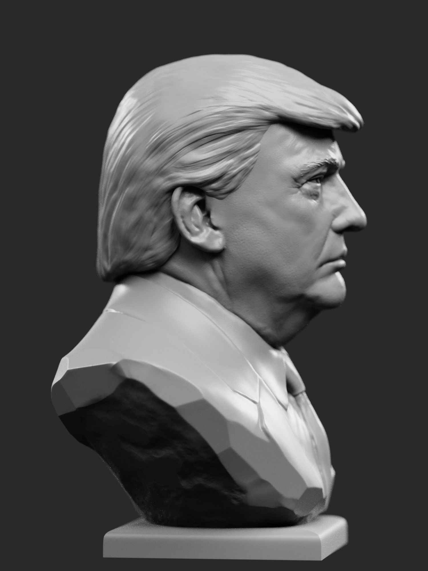 Donald Trump 3D print model_4