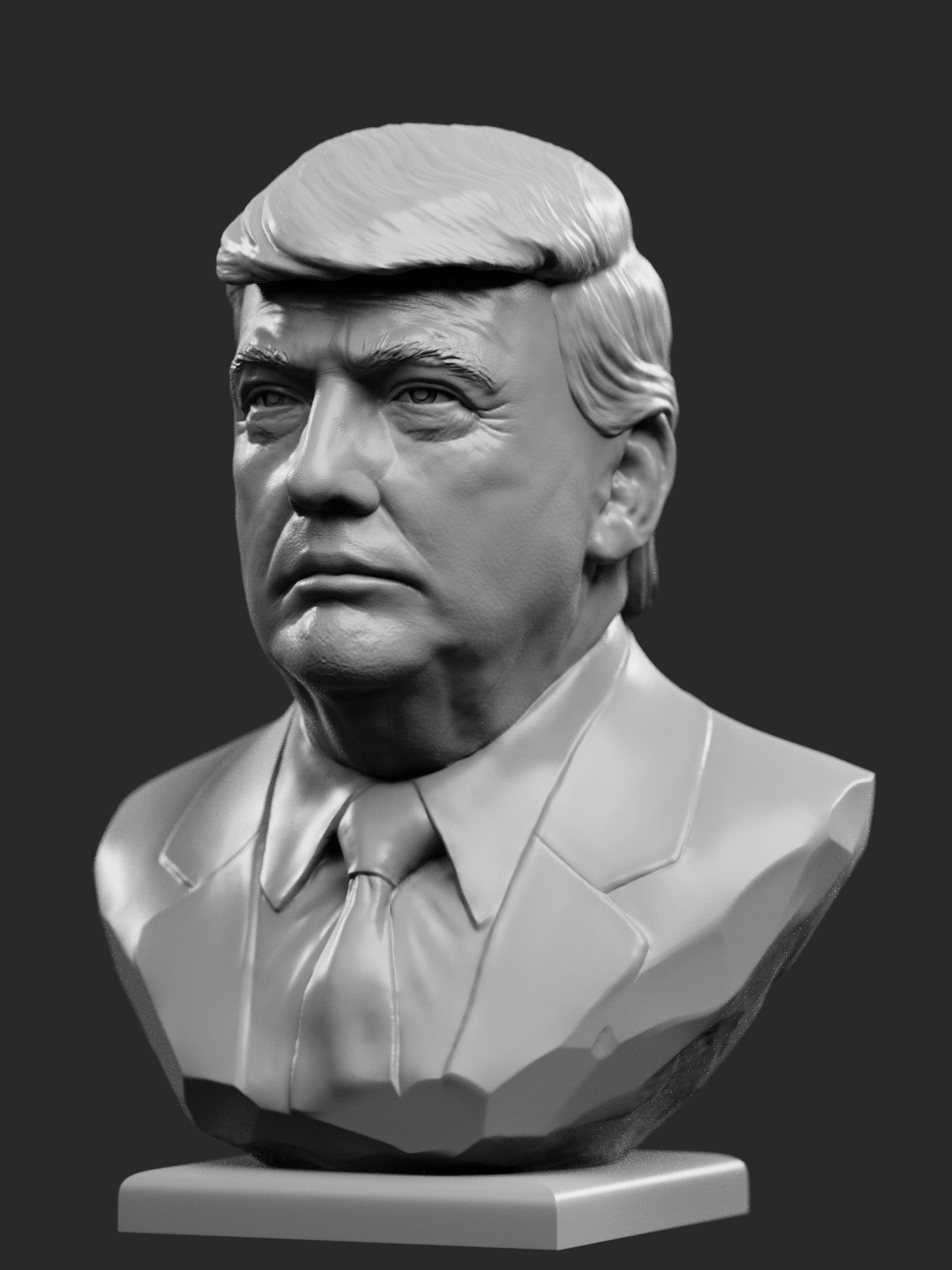 Donald Trump 3D print model_3