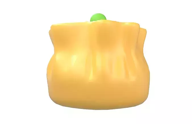 Cartoon Shumai v1 002 Low-poly 3D model 2