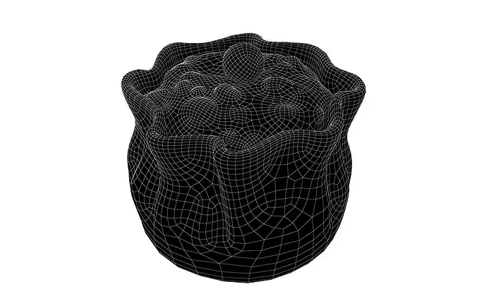 Cartoon Shumai v1 002 Low-poly 3D model 7