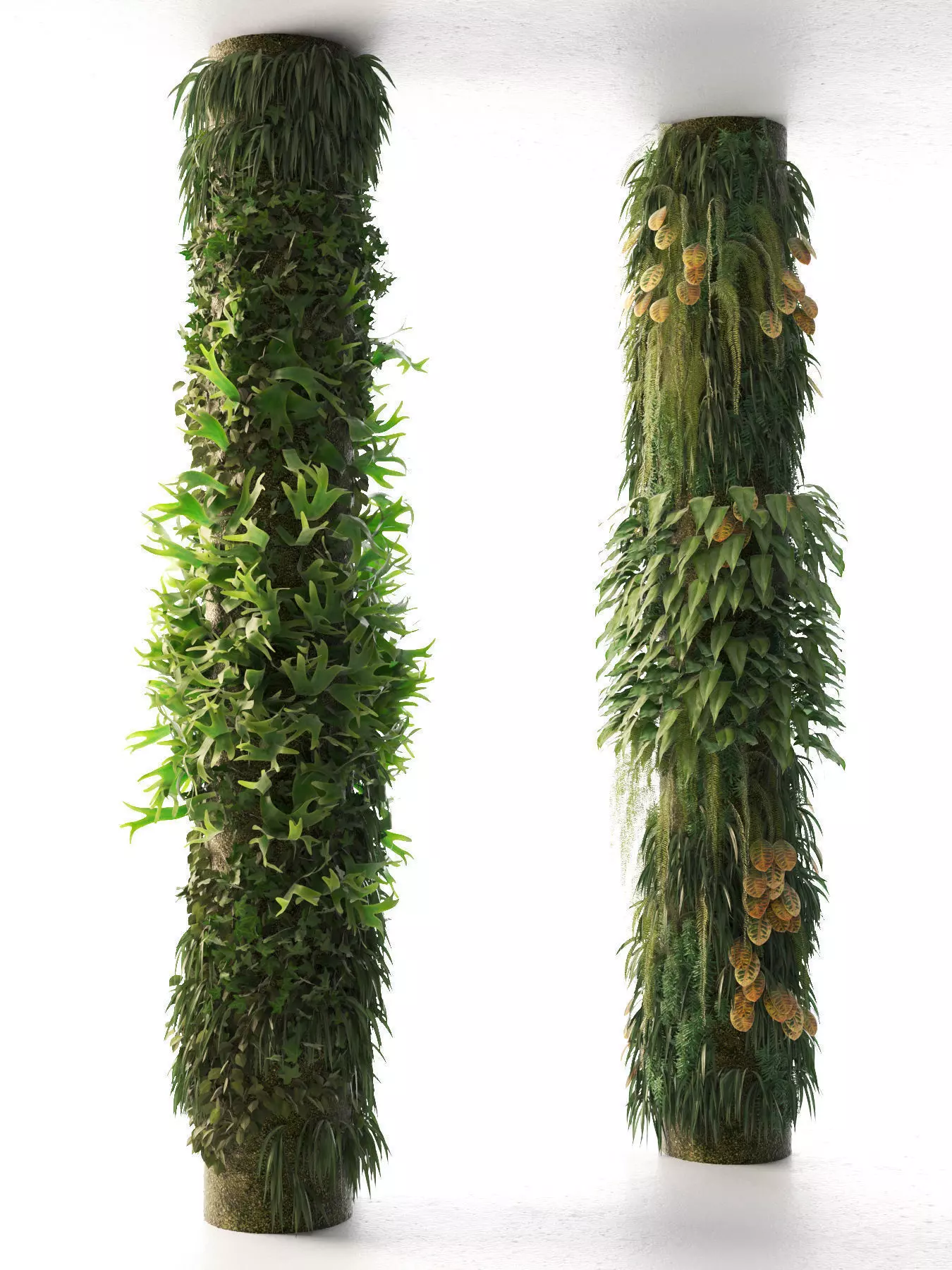 Columns Garden 3D model_0