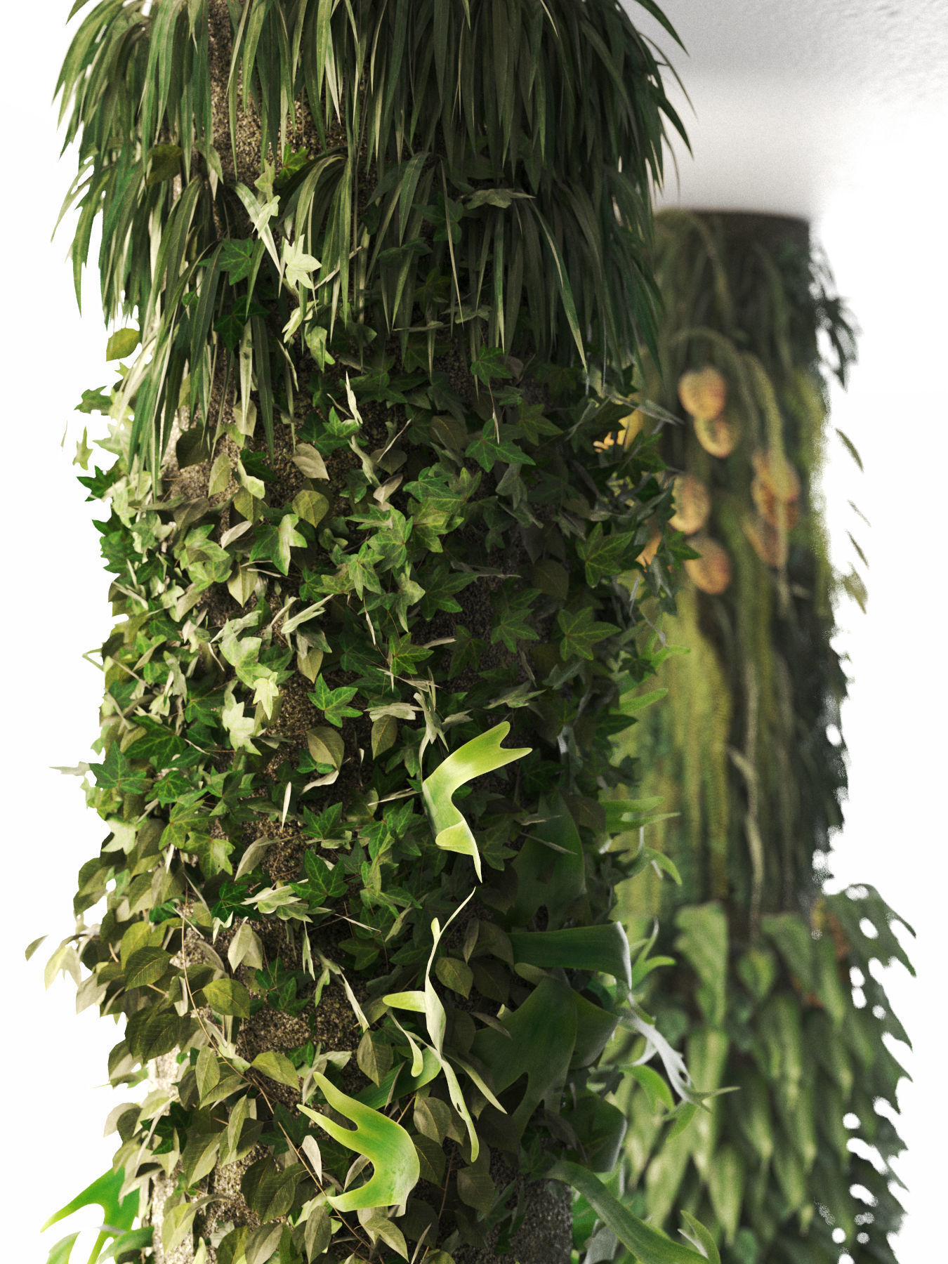 Columns Garden 3D model_3