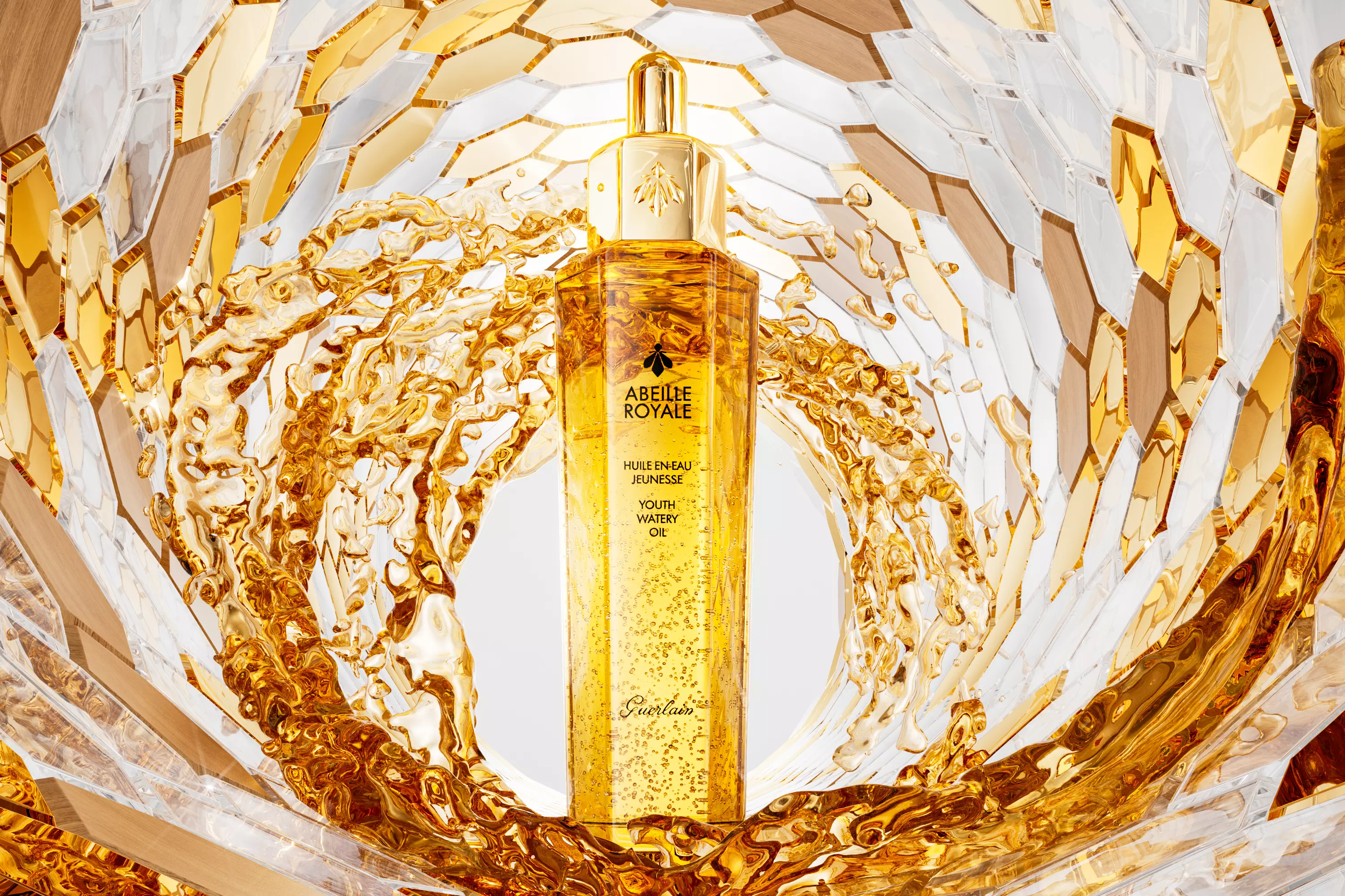Guerlain Abeille Royale Golden Surround Fluid Crystal Honeycomb 3D model