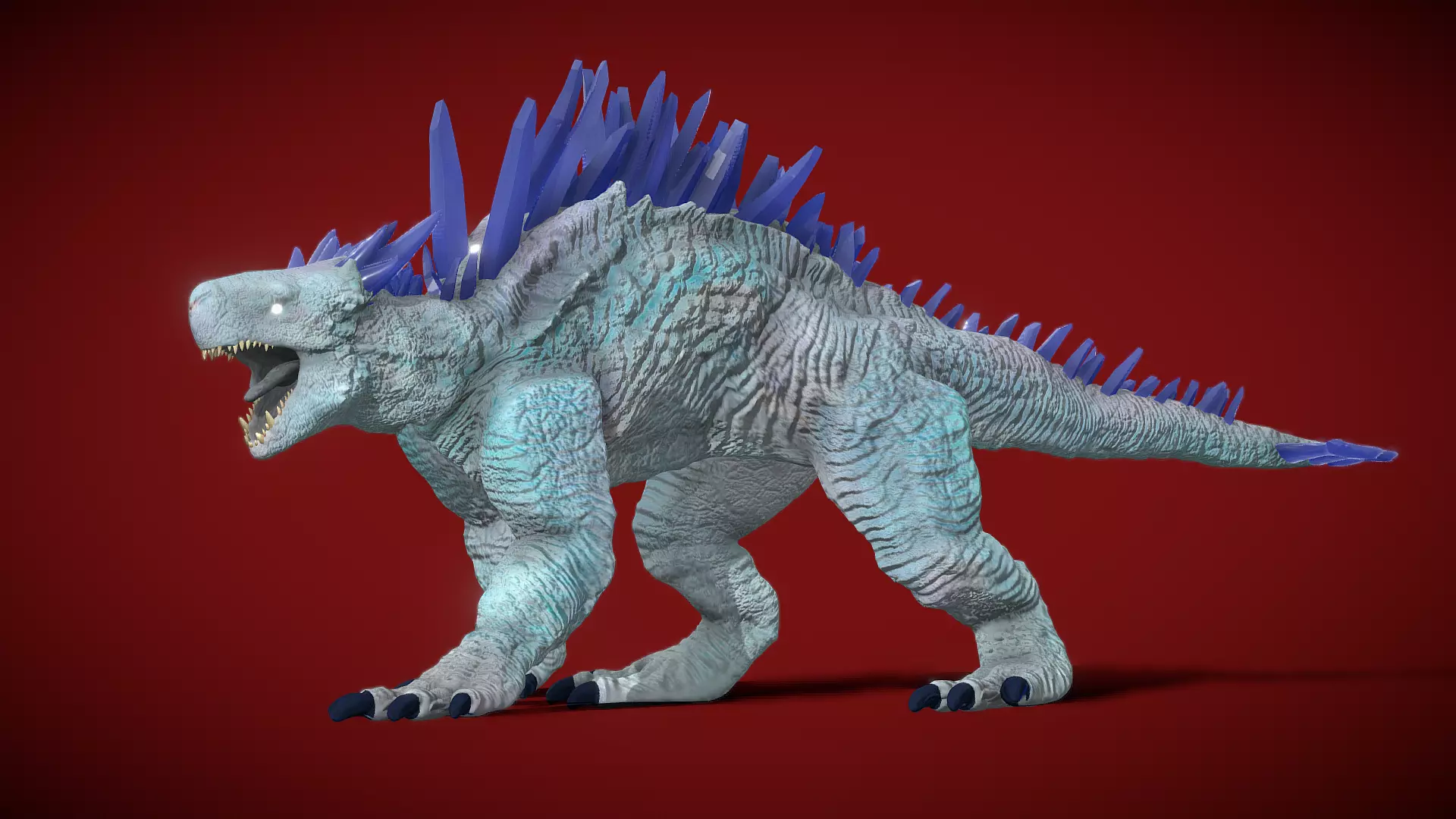 Animated Shimo Low-poly 3D model