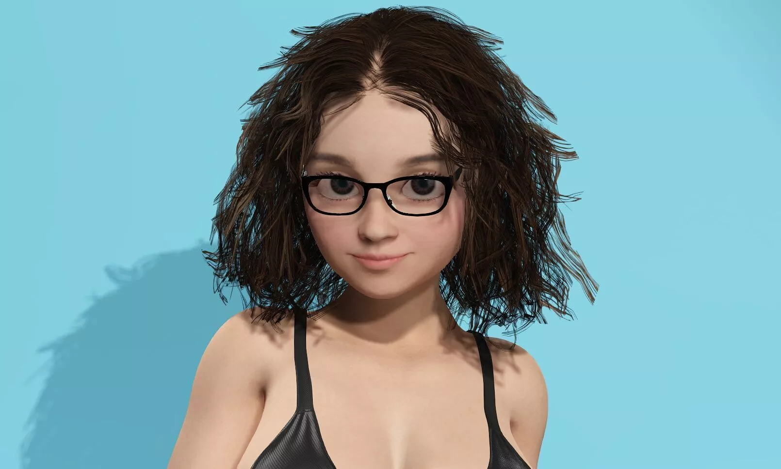 Lois High Quality 3D Female Character 3D model