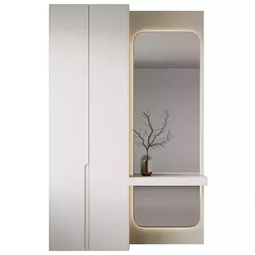 Neoclassical Style Hallway 17 3D model 3