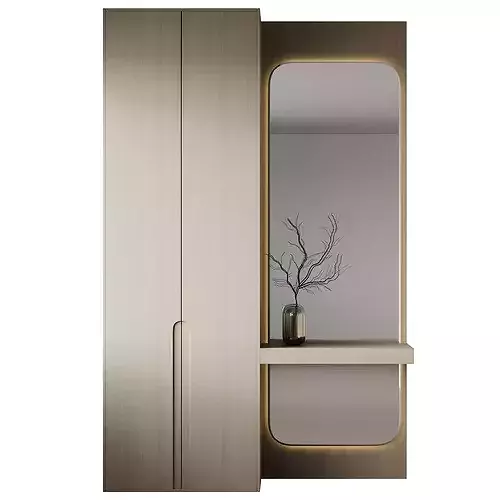 Neoclassical Style Hallway 17 3D model 2