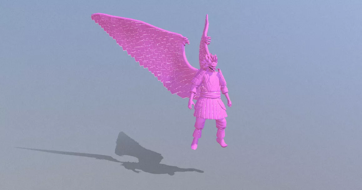 SASUKE SUSANOO Idle fbx 3D model