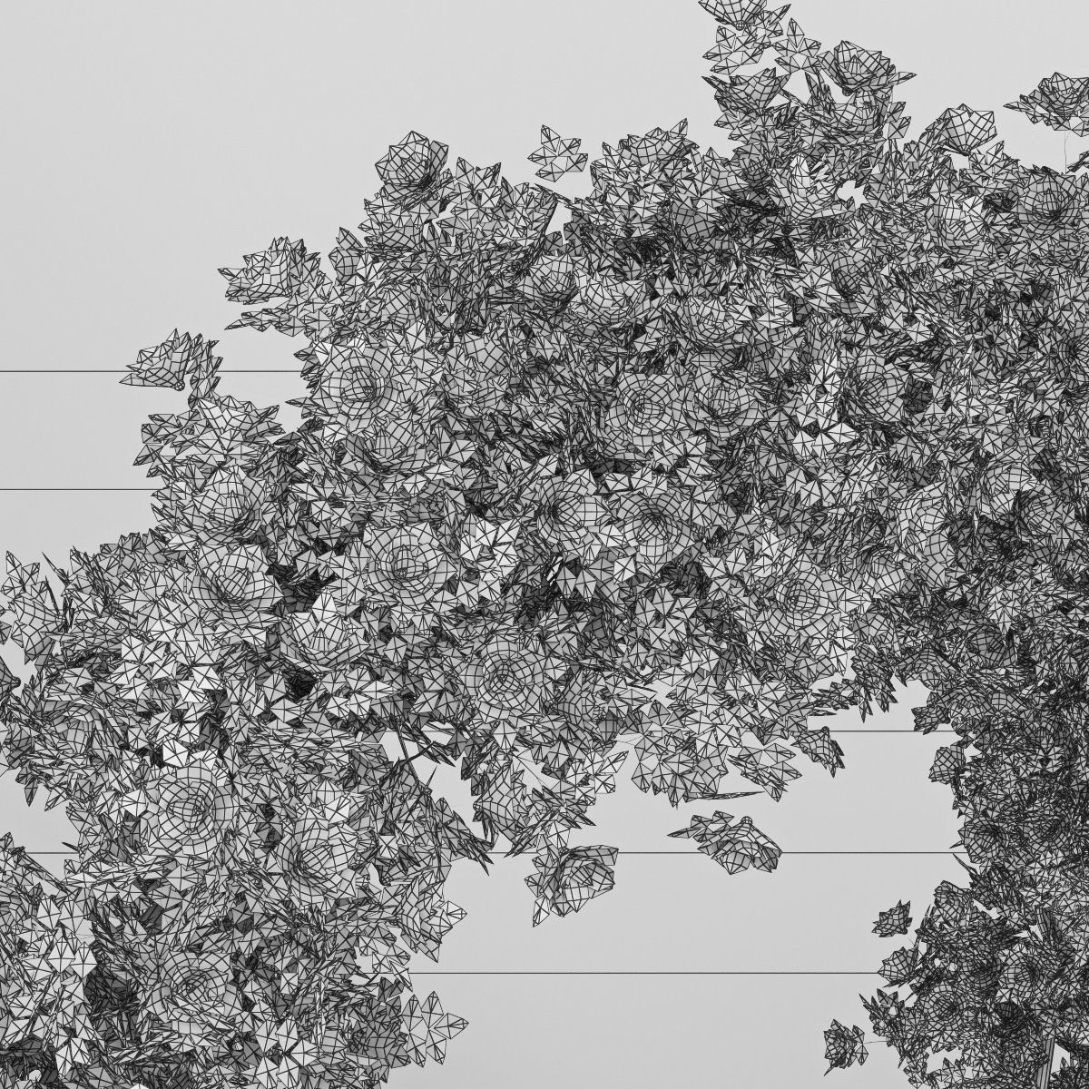 Rose Arch 3D model_5