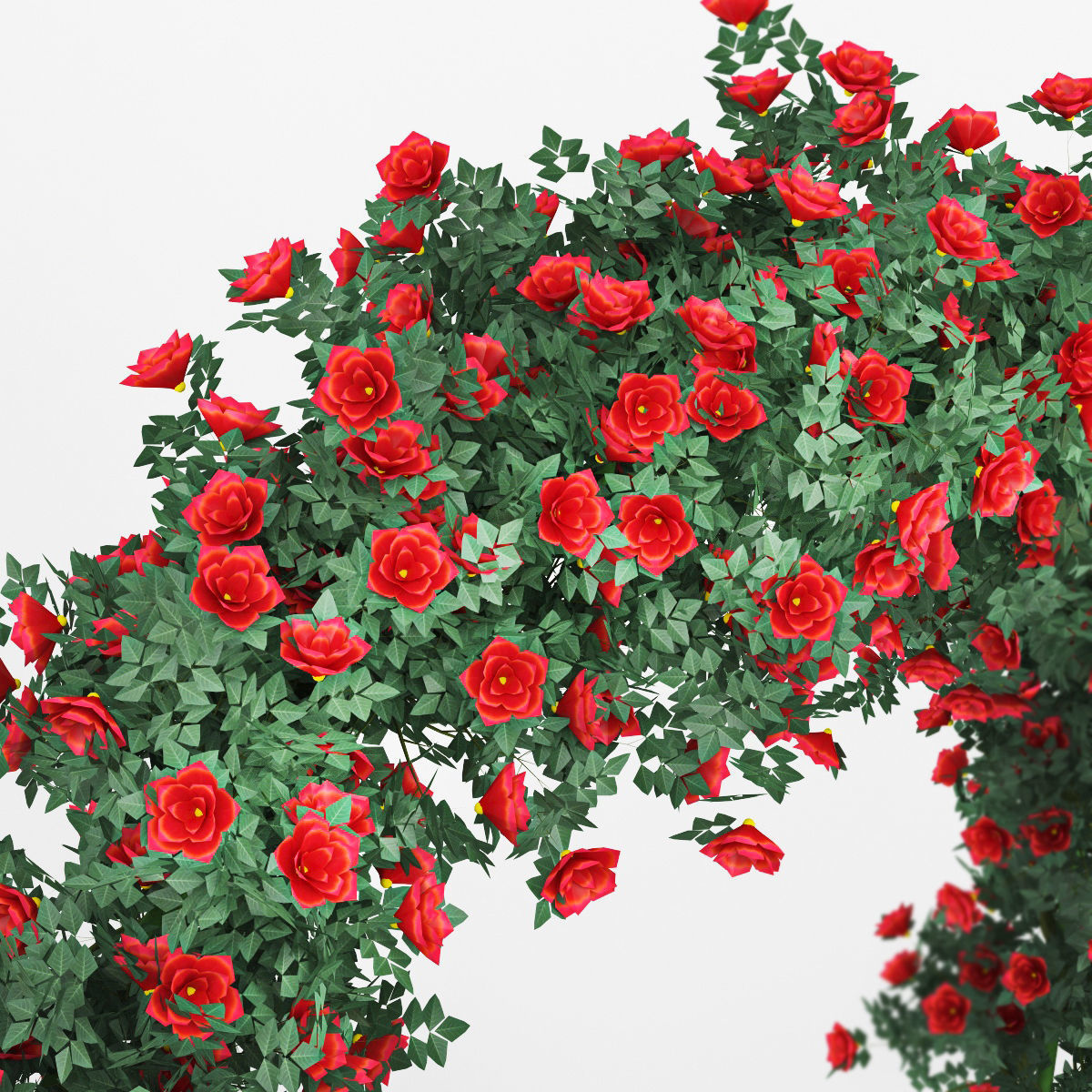 Rose Arch 3D model_4